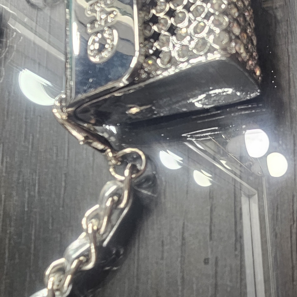 NWOT Chanel Silver Mini Bag Necklace - Picture 5 of 8